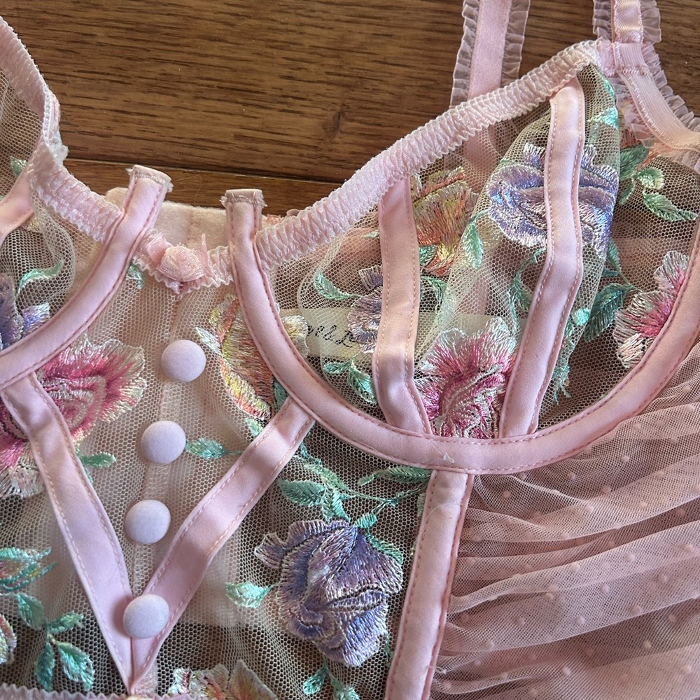 For Love & Lemons floral bustier - Picture 3 of 11